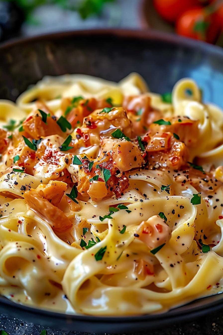 Kremowy Kurczak Paprykowy z Tagliatelle — pyszna uczta w 45 minut serving