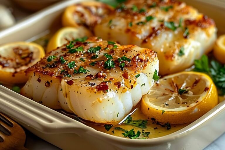 Dorsz W Maśle Czosnkowym featured