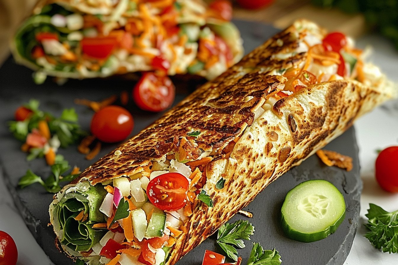 Pyszne Zeleninowy Wrap: Zdrowa przekąska pełna smaku! recipe card