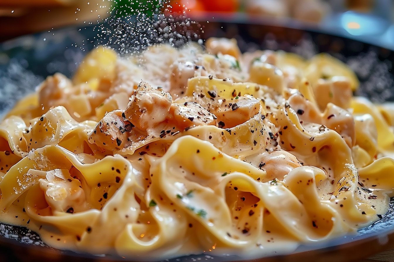 Kremowy Kurczak Paprykowy z Tagliatelle — pyszna uczta w 45 minut recipe card