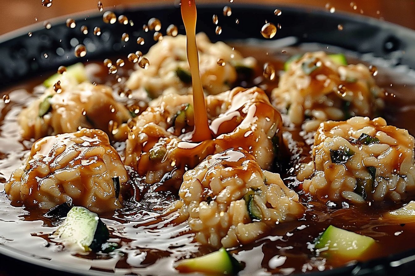 Jednogarnkowy Ryż z Kurczakiem i Cukinią recipe card