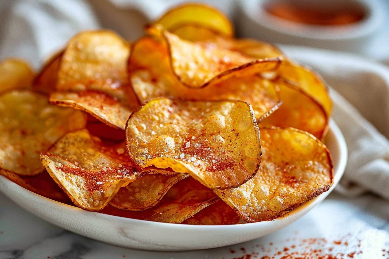 Chipsy z Airfryera recipe card