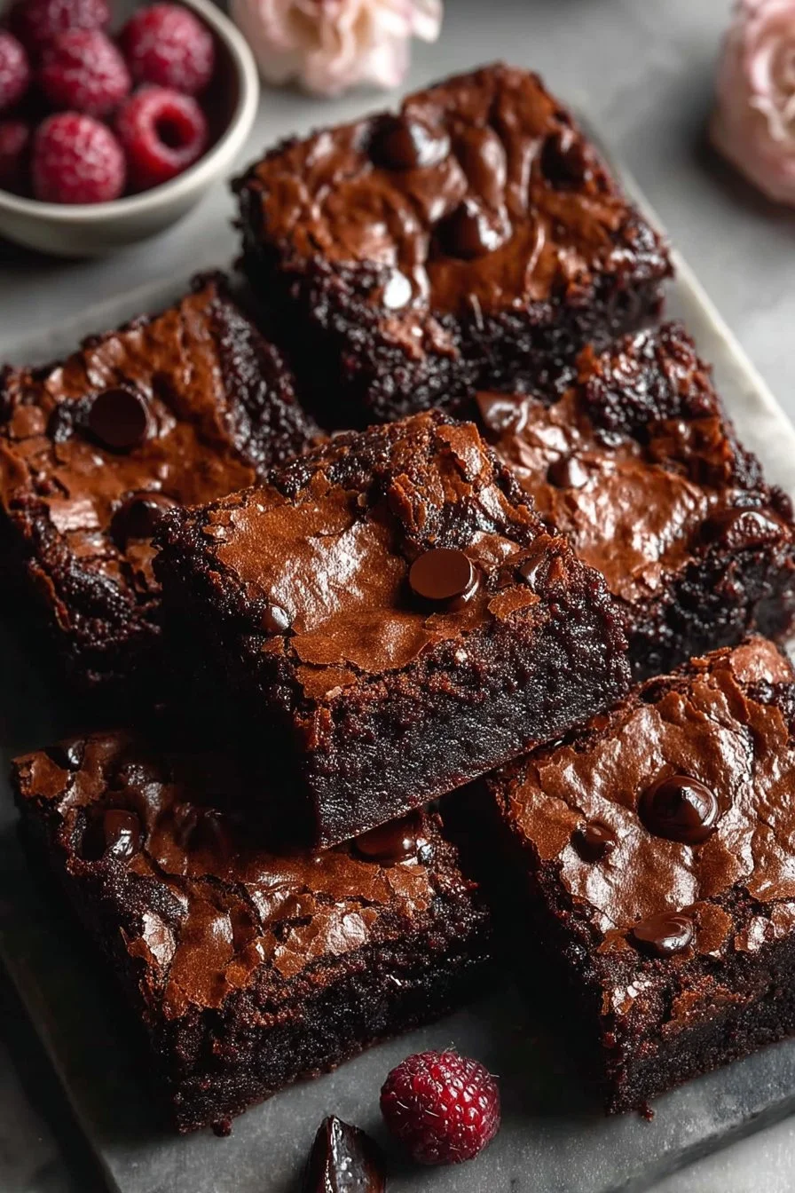Brownie z jogurtem greckim