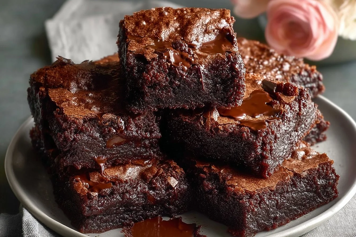 Brownie z jogurtem greckim