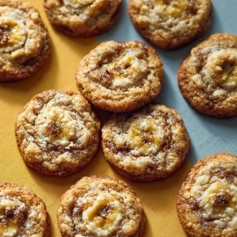 Ciasteczka z chleba bananowego na talerzu, gotowe do podania.