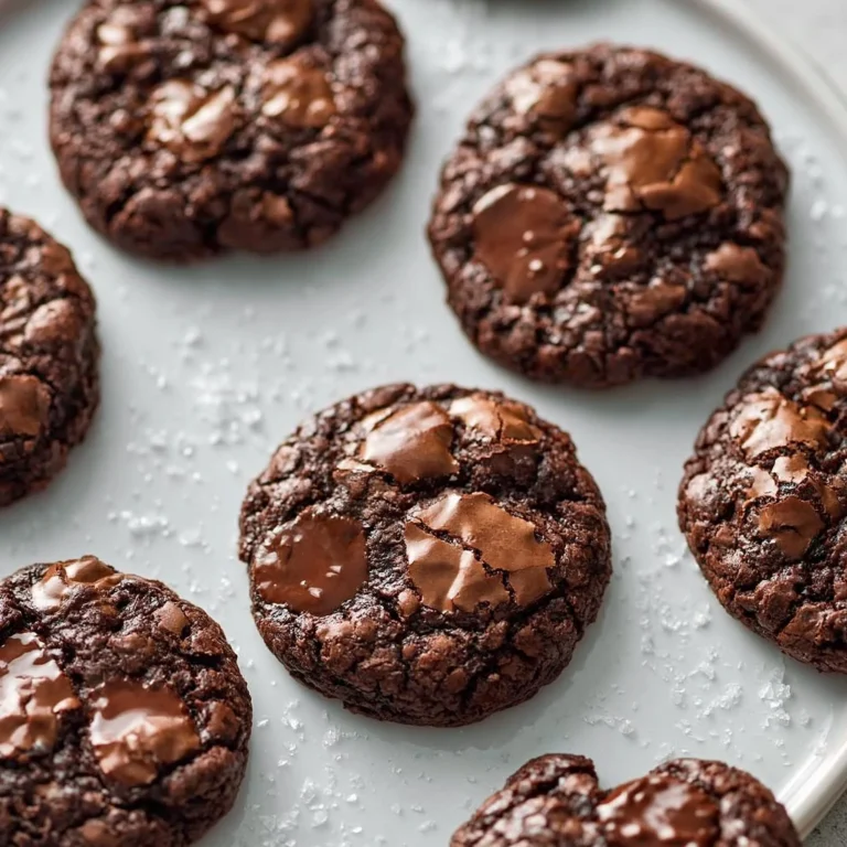Czekoladowe ciastka brownie na talerzu, apetyczne i smaczne