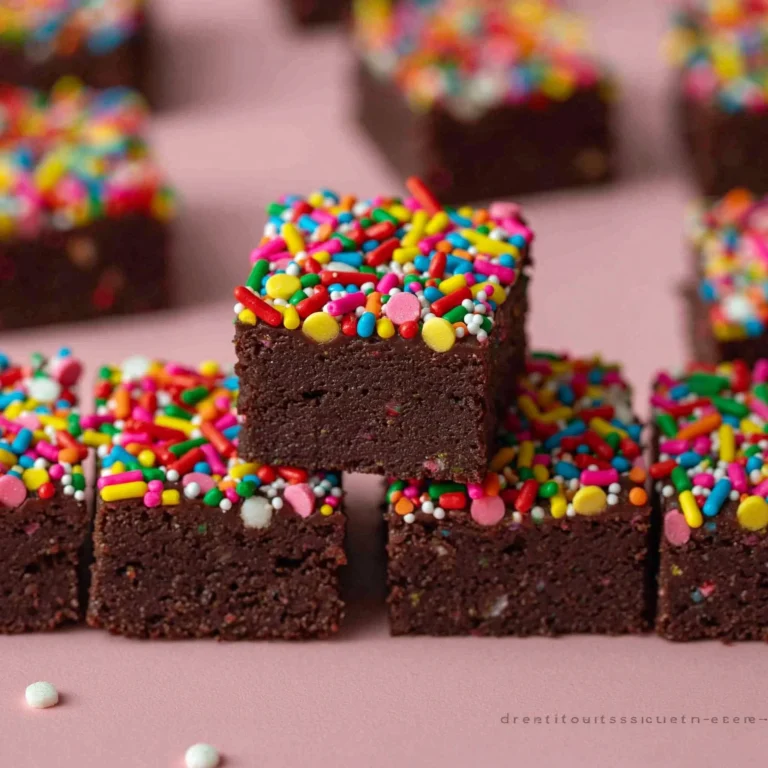 Kosmiczne brownie z pysznymi dodatkami i intensywnym smakiem.