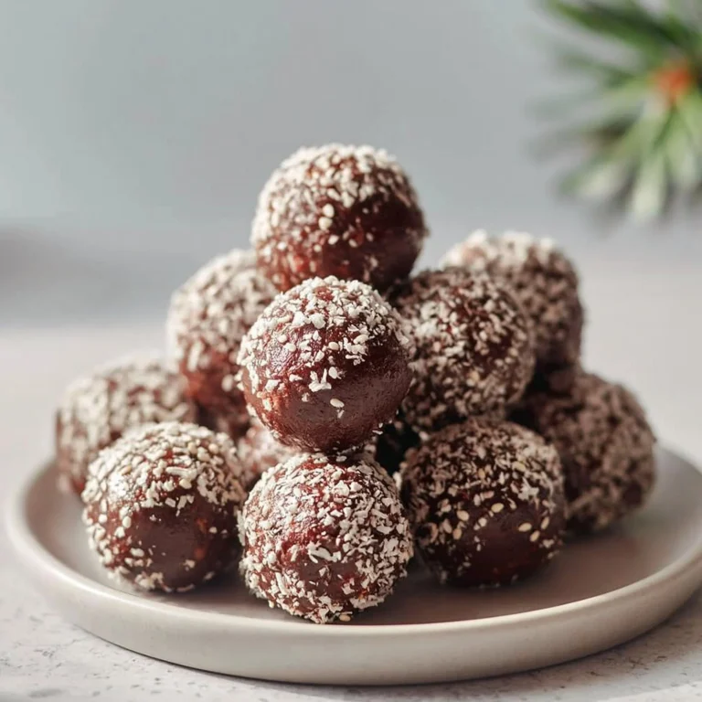 Kulki brownie z daktyli - zdrowe i pyszne domowe słodycze