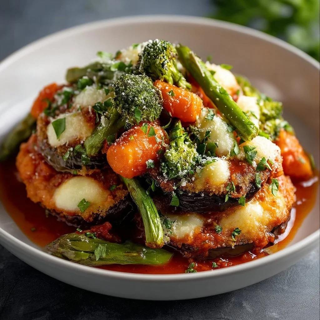 Zapiekanka z bakłażana - aromatyczne danie wegetariańskie.