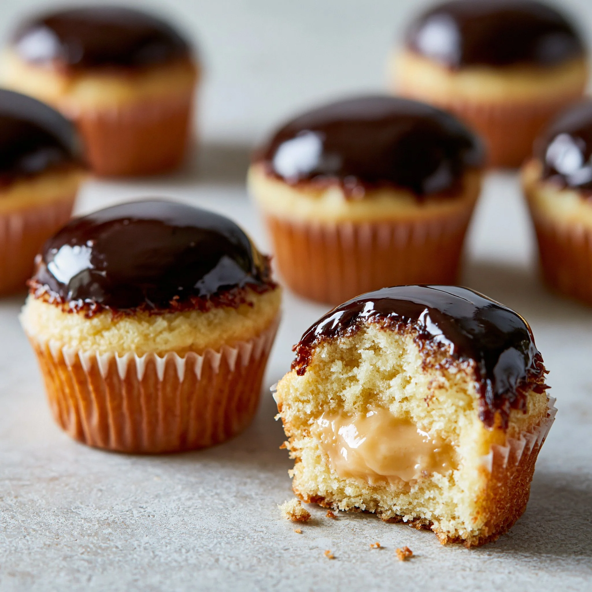 Babeczki Boston Cream