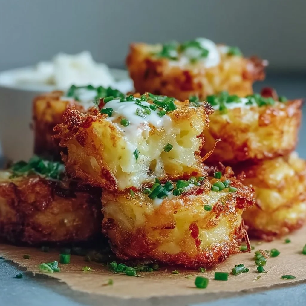 Crispy Loaded Hashbrown Bites