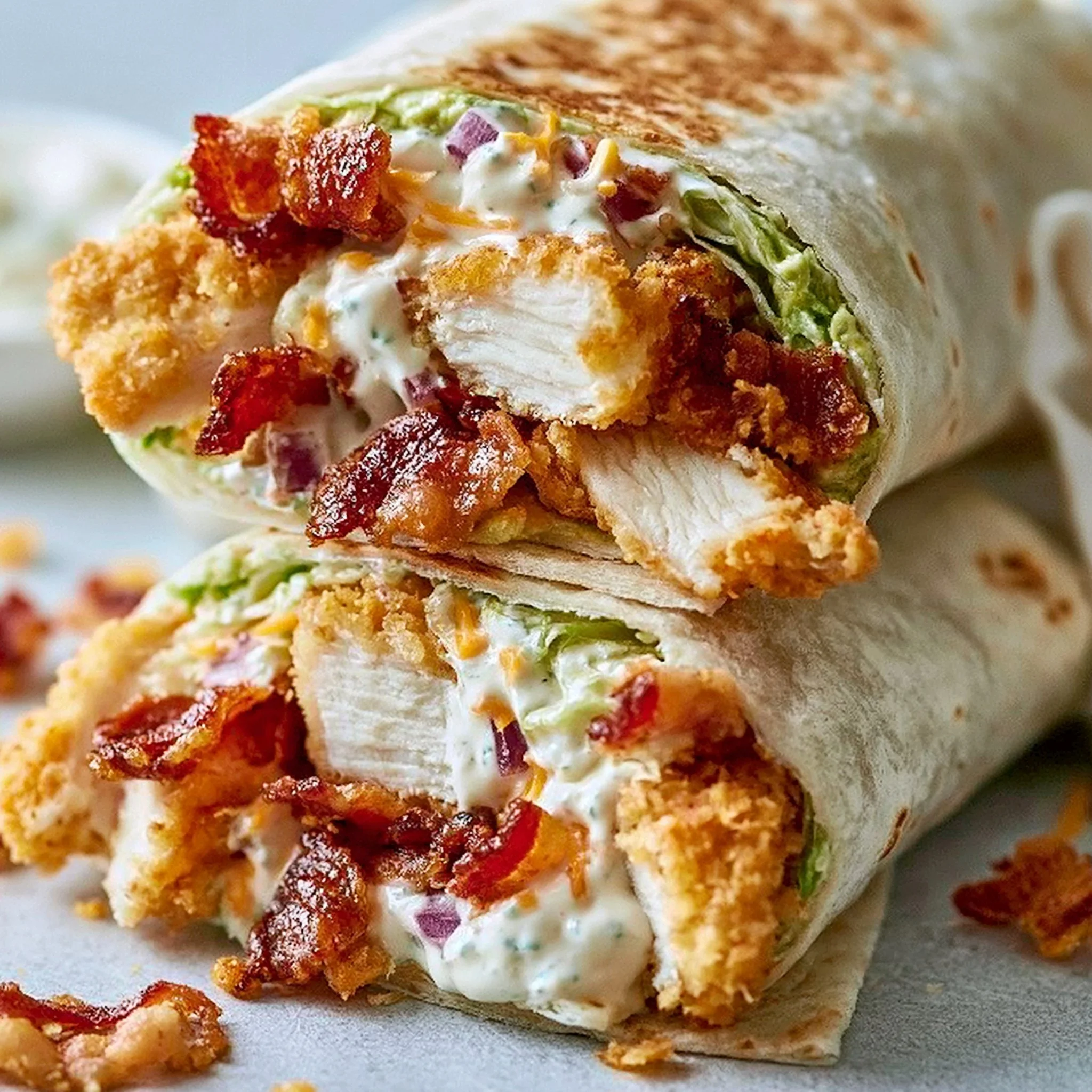 Crispy Chicken Bacon Ranch Wrap