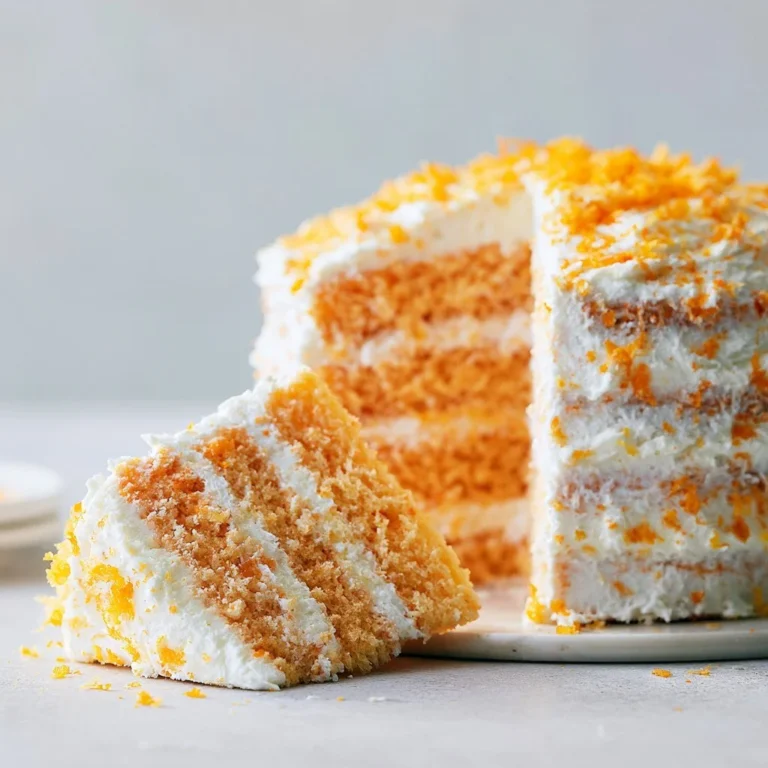 Ciasto pomarańczowe Creamsicle z soczystymi pomarańczami i kremowym smakiem