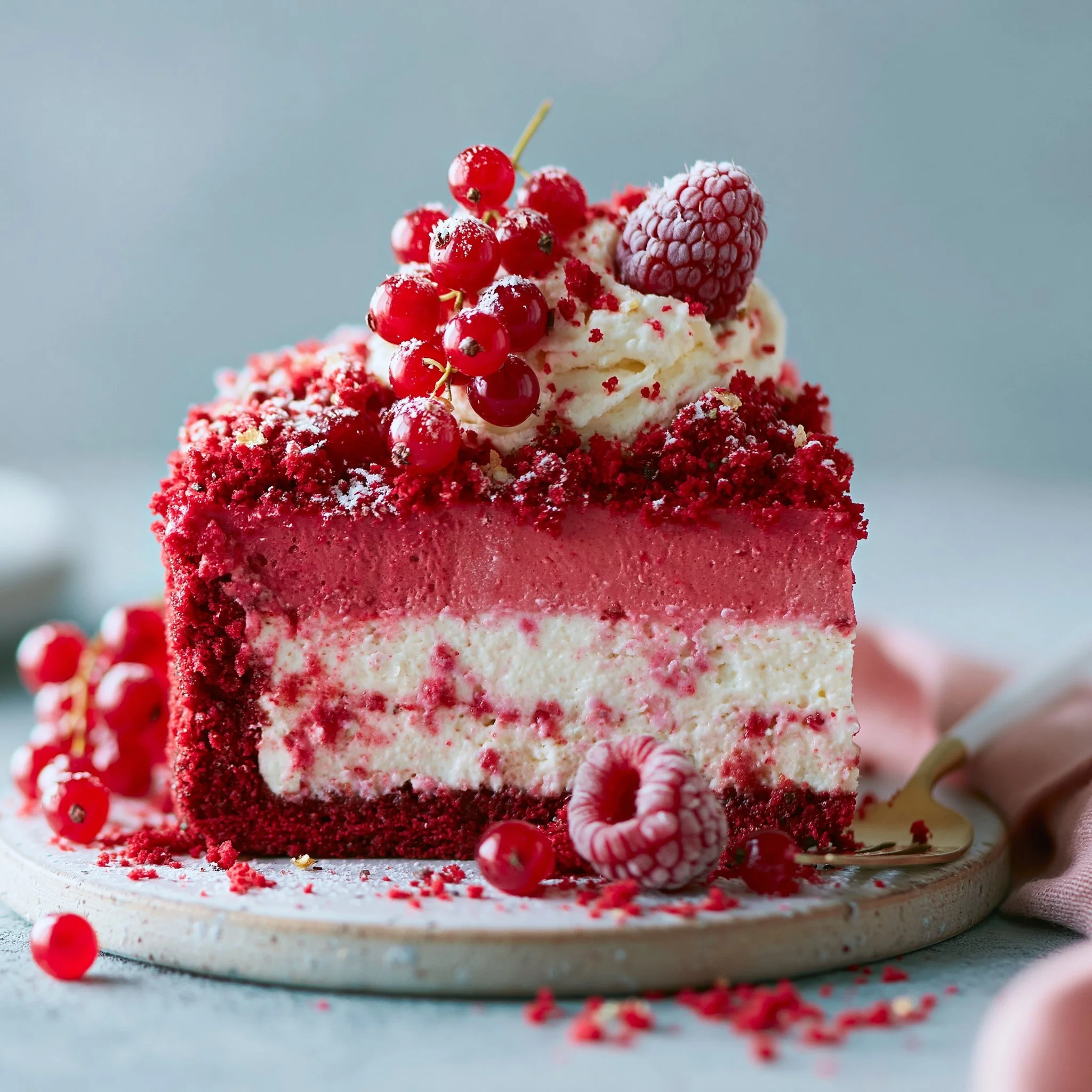 Ciasto serowe Red Velvet, które cię obnaży