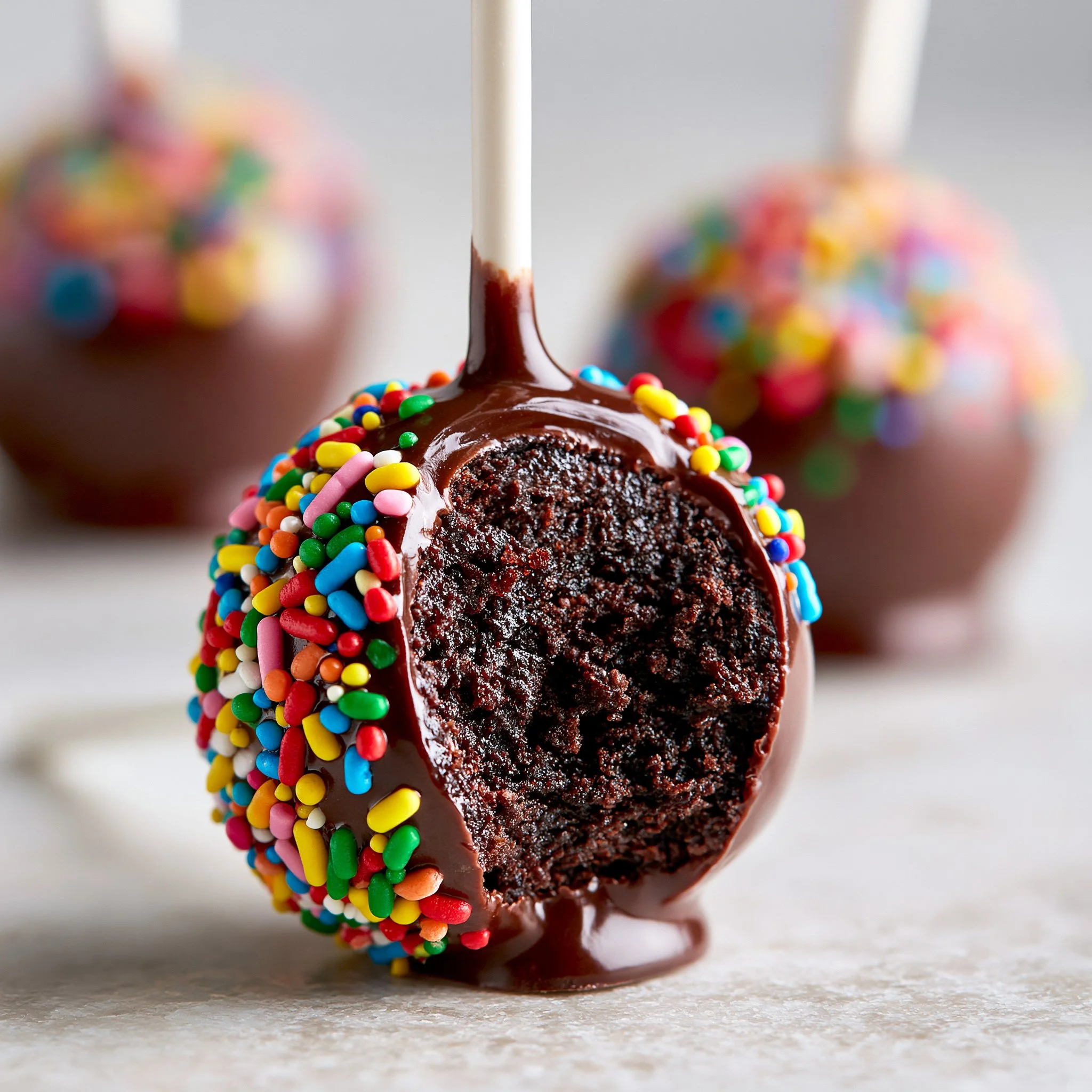 Dekadenckie brownie cake pops