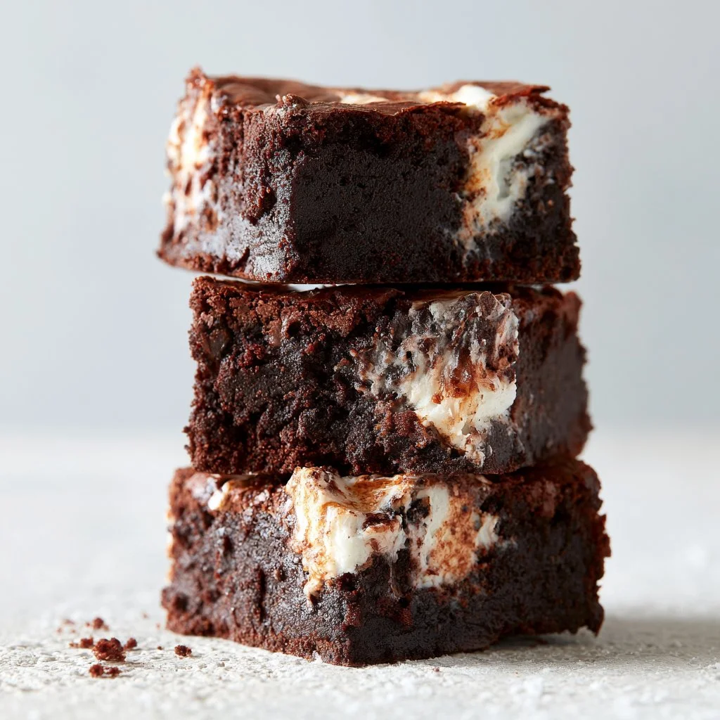 Gęste Brownie z Greckiego Jogurtu Bez Cukru