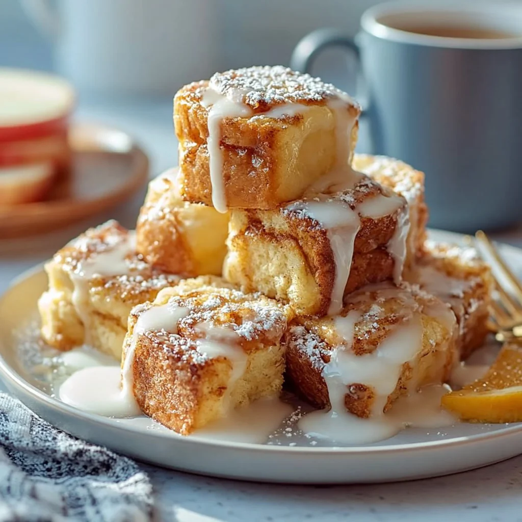 Pyszny Hawaiian Roll French Toast z hawajskich bułek