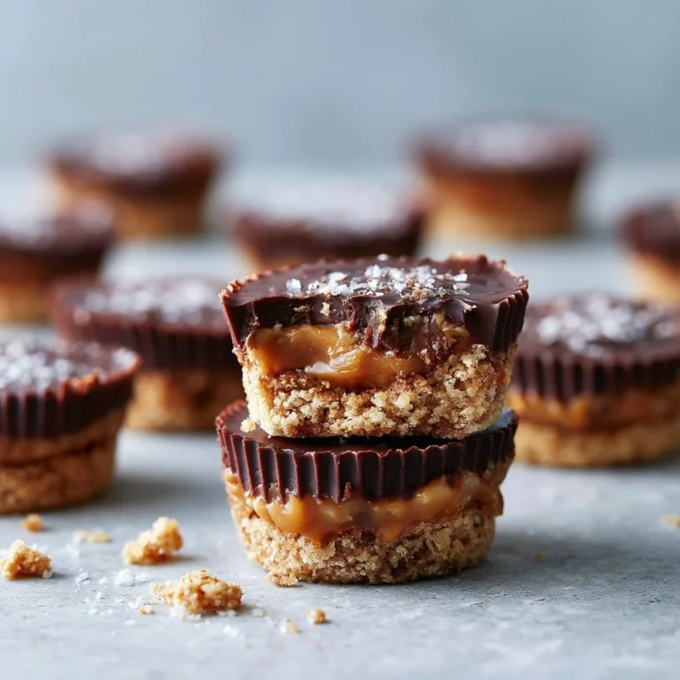 Zdrowe Twix Cups z naturalnych składników, pyszna słodka przekąska