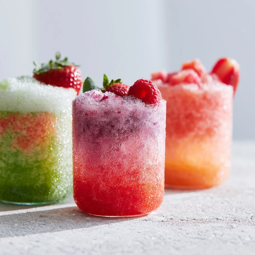 Kolorowy mocktail w szklance z owocami i ziołami na tle przyjęcia