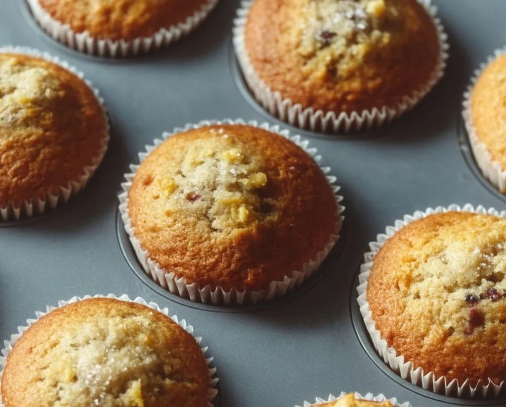 Muffinki bananowe z mąki migdałowej