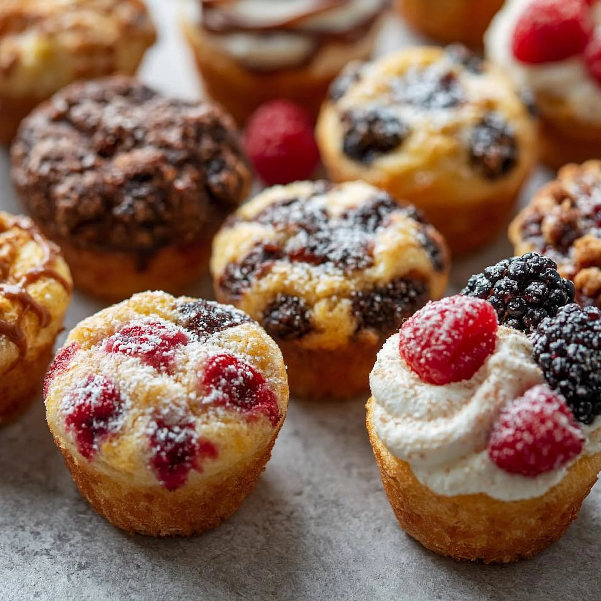 Muffinki Pancakowe z Sześcioma Smakami