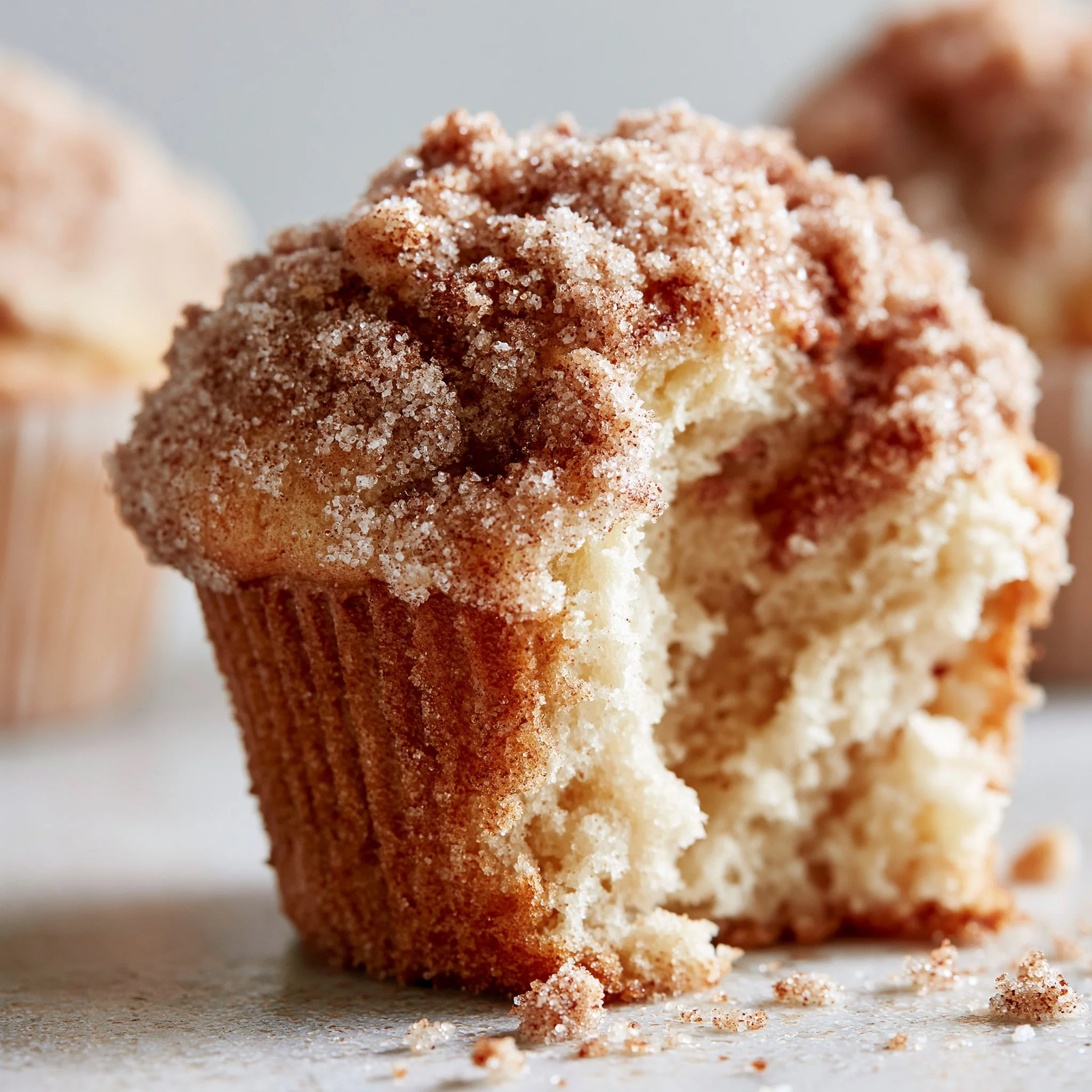 Muffinki z cynamonową kruszonką