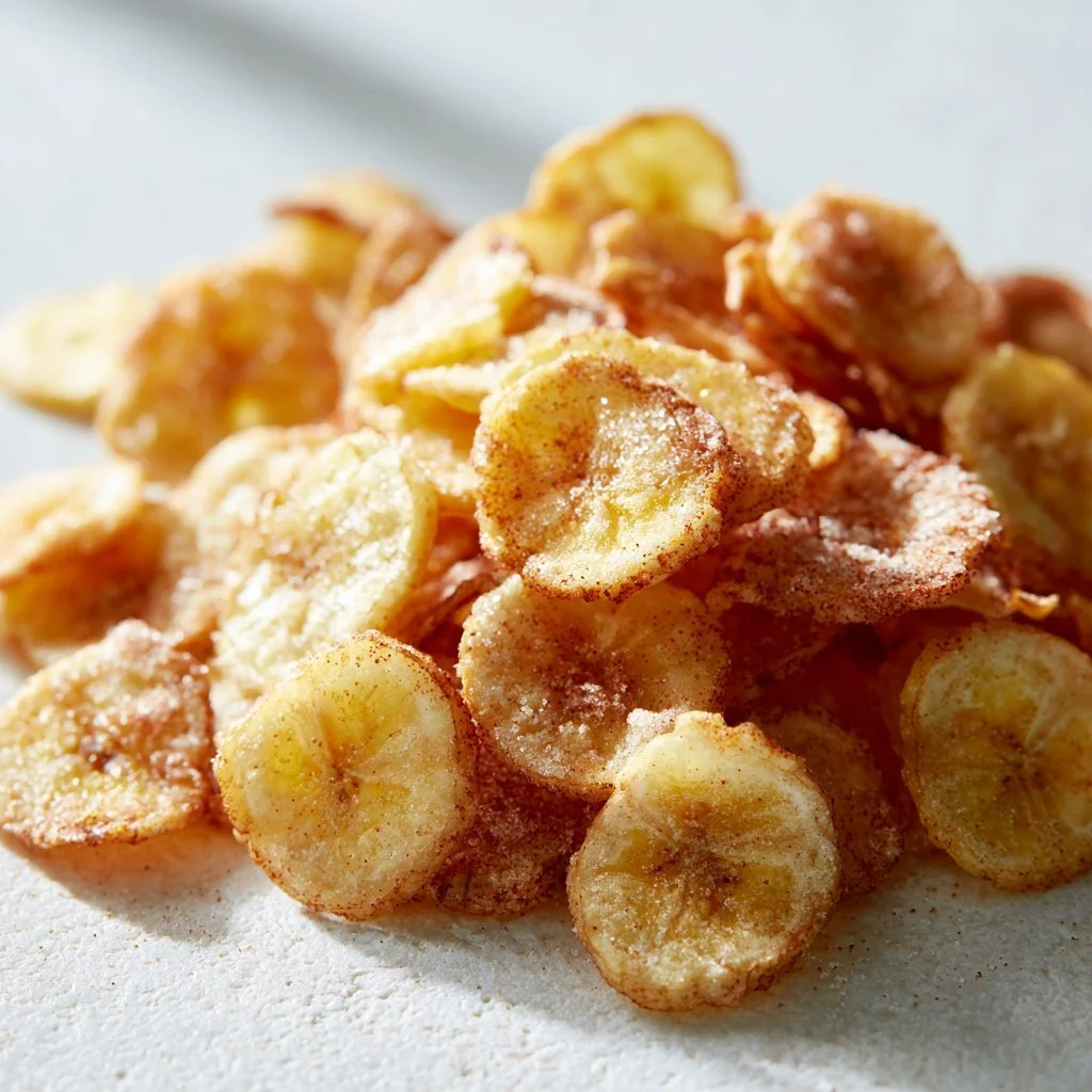 Szybkie i łatwe chipsy bananowe z cynamonem w frytkownicy powietrznej
