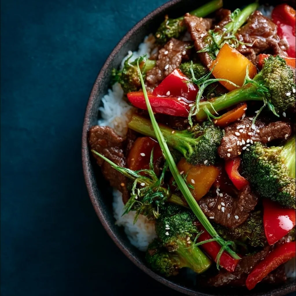 Szybkie stir-fry wołowe