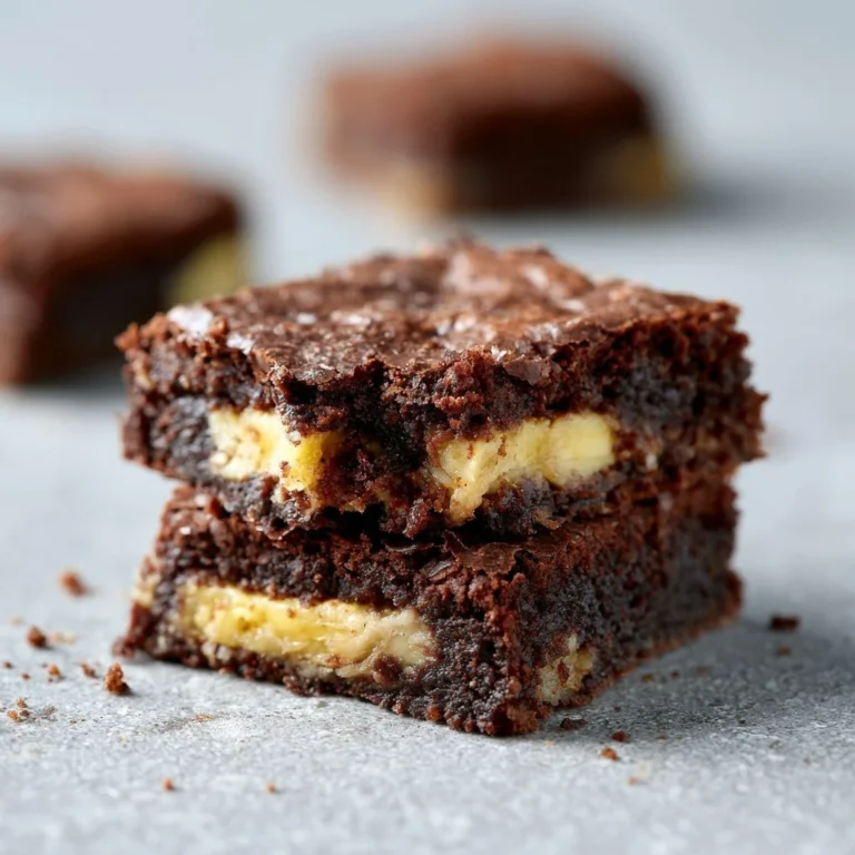 Zdrowe brownie bananowe z czekoladą i orzechami na talerzu