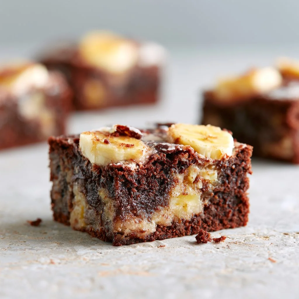 Zdrowe Brownie Bananowe